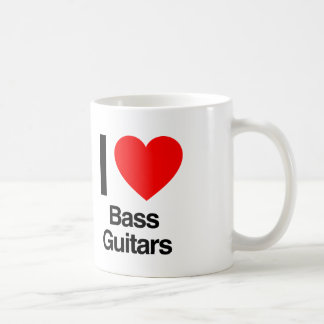 i Liebe Bass Gitarre Kaffeetasse