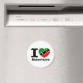 I Liebe Basseterre Magnet (In Situ (Geschirrspüler))