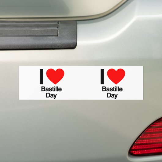 i Liebe Bastille Autoaufkleber (Auf Auto)