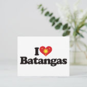 I Liebe Batangas Postkarte (Stehend Vorderseite)