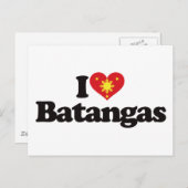 I Liebe Batangas Postkarte (Vorne/Hinten)