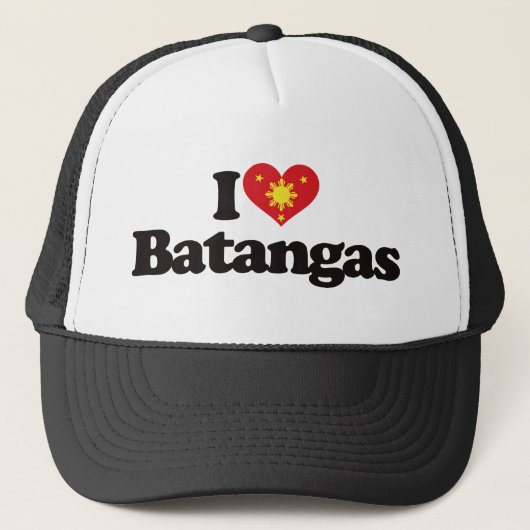 I Liebe Batangas Truckerkappe (Vorderseite)