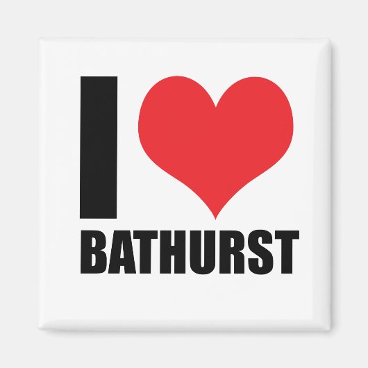 I Liebe Bathurst Magnet (Vorne)
