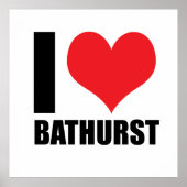 I Liebe Bathurst Poster (Vorne)