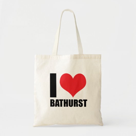 I Liebe Bathurst Tragetasche (Vorne)