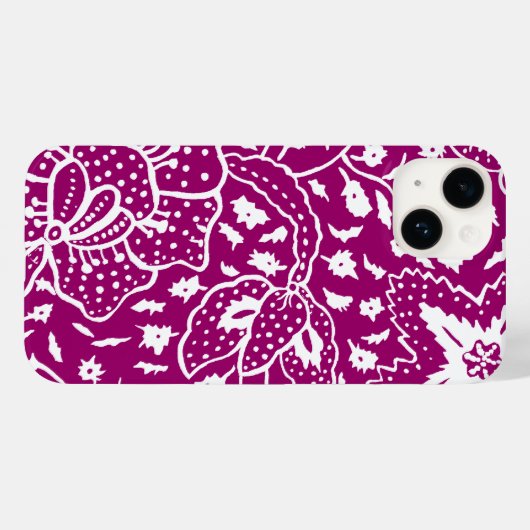 I Liebe Batik iPhone Case (Rückseite (Horizontal))