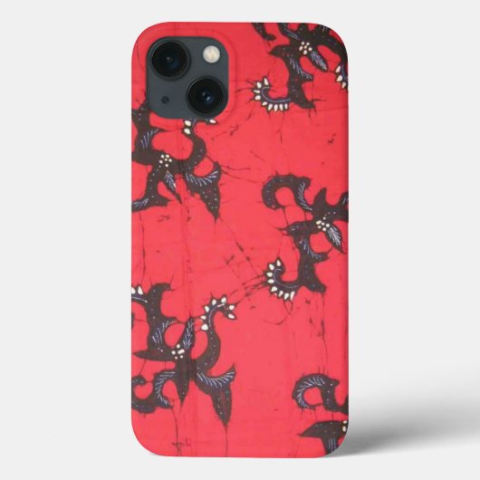 I Liebe Batik iPhone Case (Rückseite)