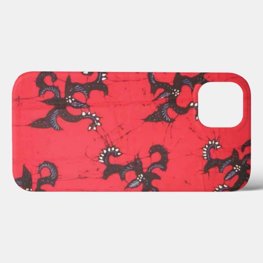 I Liebe Batik iPhone Case (Rückseite (Horizontal))