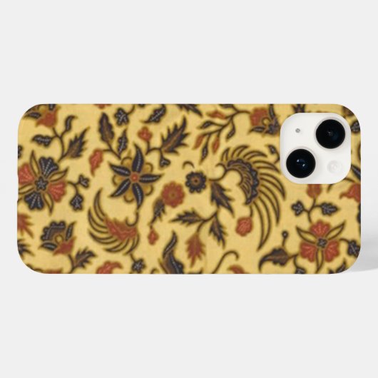 I Liebe Batik iPhone Case (Rückseite (Horizontal))