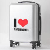 I Liebe Baton Rouge Aufkleber (Koffer)
