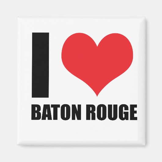 I Liebe Baton Rouge Magnet (Vorne)