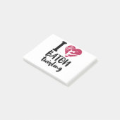 I Liebe Baton Twirling Post-it Klebezettel (angewinkelt)