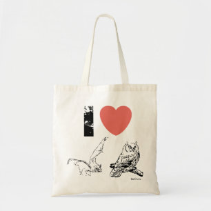 I Liebe BatOwl Tragetasche