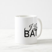 I Liebe BATS Kaffee Tasse (VorderseiteRechts)