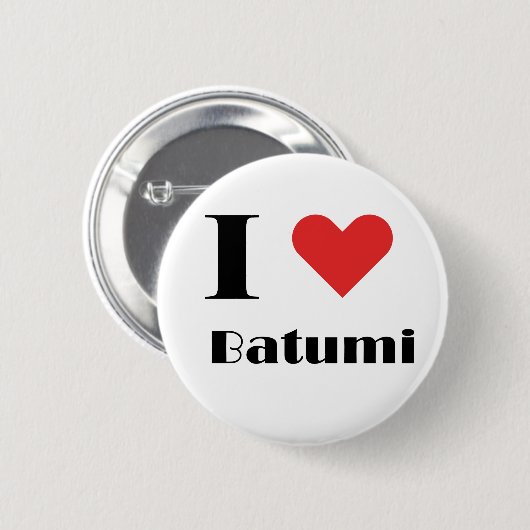 I Liebe Batumi Button (Vorne & Hinten)