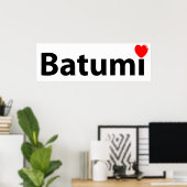 I Liebe Batumi Poster (Heimbüro)