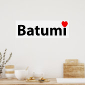 I Liebe Batumi Poster (Küche)