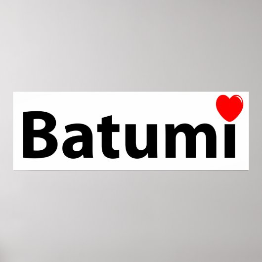I Liebe Batumi Poster (Vorne)