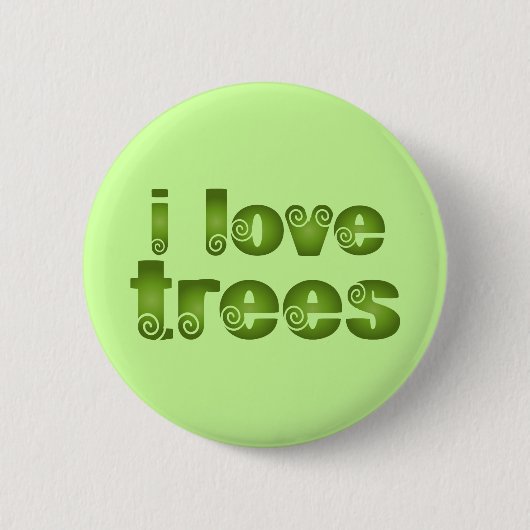 I Liebe-Baum-Geschenk-T - Shirts Button (Vorderseite)