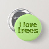 I Liebe-Baum-Geschenk-T - Shirts Button (Vorne & Hinten)