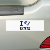 I Liebe Bayern Autoaufkleber (Auf Auto)