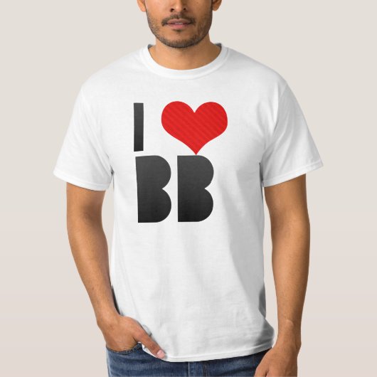 I Liebe BB T-Shirt (Vorderseite)