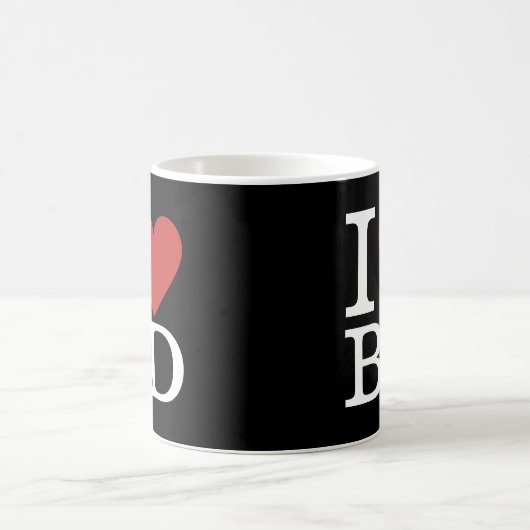 I ❤️ Liebe BD - Tasse der Gebäude-Abteilung (Mittel)