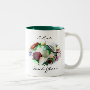 I Liebe Beach Glass Tasse