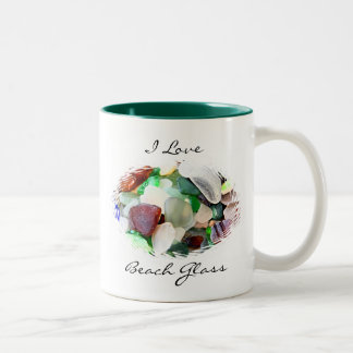 I Liebe Beach Glass Tasse