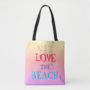 !I Liebe Beach" Sonnenaufgang Tasche