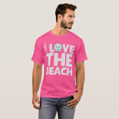 I Liebe Beach Volleyball T-Shirt (Vorne ganz)
