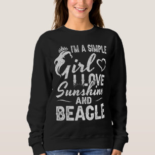 I Liebe Beagle Beagle Dog Welpen Eigentümer Mama M Sweatshirt