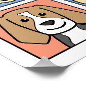 I LIEBE BEAGLE POSTER (Ecke)