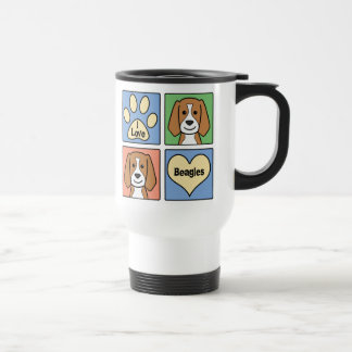 I Liebe-Beagles Reisebecher
