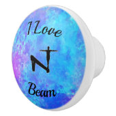 I LIEBE BEAM - GYMNASTICS Keramik Pull Knobs Keramikknauf (Rechts)