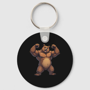 I Liebe Bear Funny Gay Daddy Lgbtq Pride Cartoon S Schlüsselanhänger