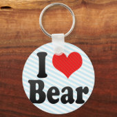 I Liebe Bear Schlüsselanhänger (Vorderseite)