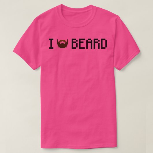 I Liebe Beard 4 T-Shirt (Design vorne)