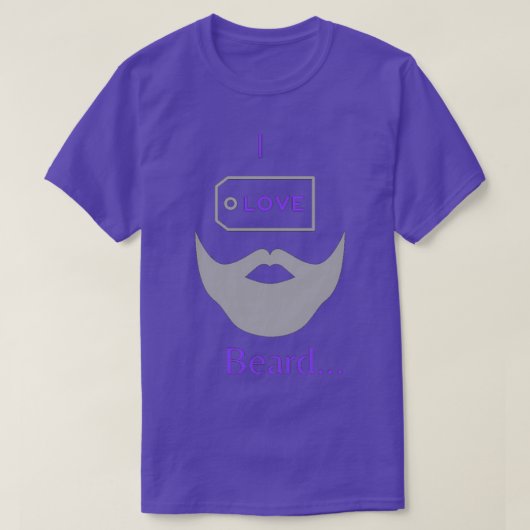 I Liebe Beard 5 T-Shirt (Design vorne)