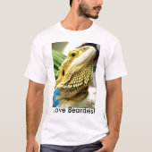 I Liebe Beardies! T-Shirt (Vorderseite)