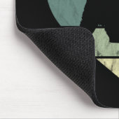 I Liebe Bears Black Bear Fan Brown Bär Mousepad (Ecke)
