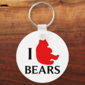 I Liebe Bears Schlüsselanhänger (Vorderseite)