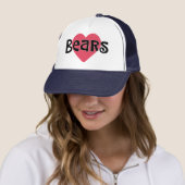 I LIEBE BEARS TRUCKERKAPPE (Beispiel)