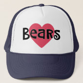 I LIEBE BEARS TRUCKERKAPPE (Vorderseite)
