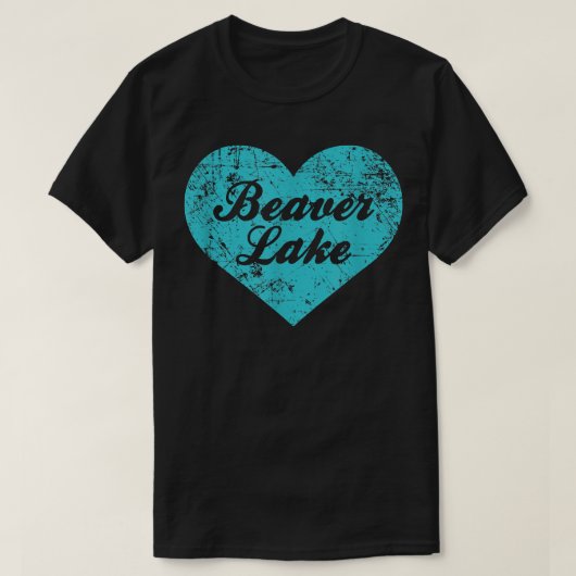 I Liebe Beaver Lake, Arkansas Camping Geschenk T-Shirt (Design vorne)