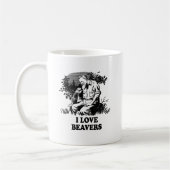 I Liebe Beavers Kaffeetasse (Links)