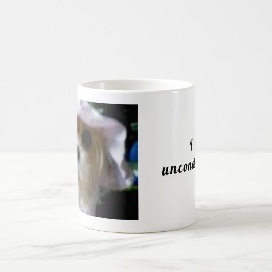 I Liebe bedingungslos Kaffeetasse (Mittel)