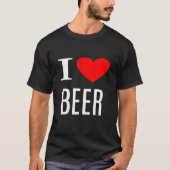 I Liebe Beer - Beer Lover T-Shirt (Vorderseite)
