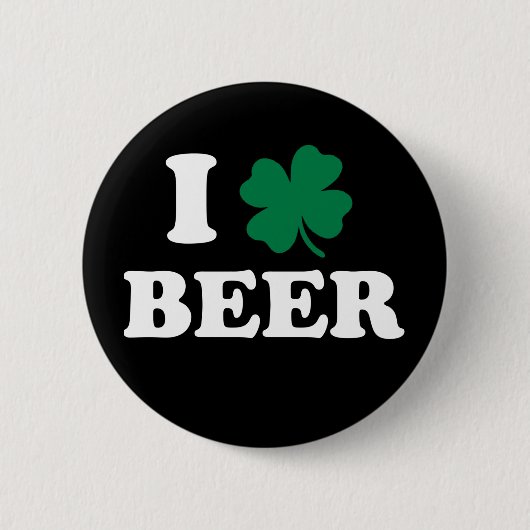 I Liebe Beer Button (Vorderseite)