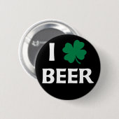 I Liebe Beer Button (Vorne & Hinten)